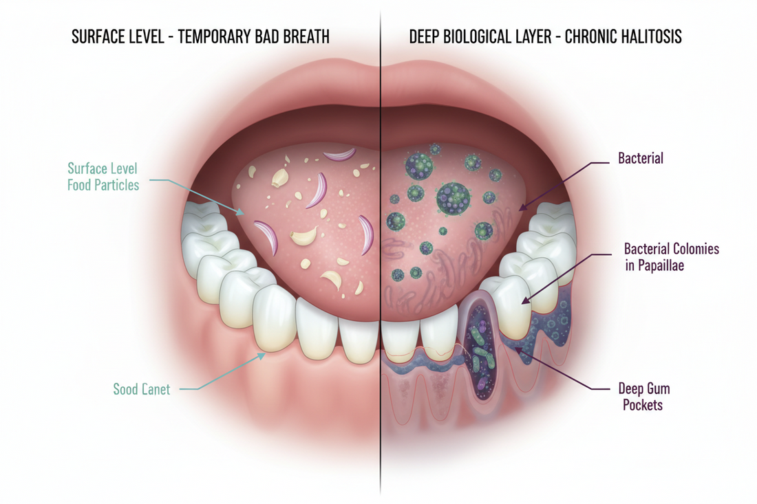 Chronic Halitosis vs. Occasional Breath: Why Your  Traditional Hygiene DOES NOT Work?