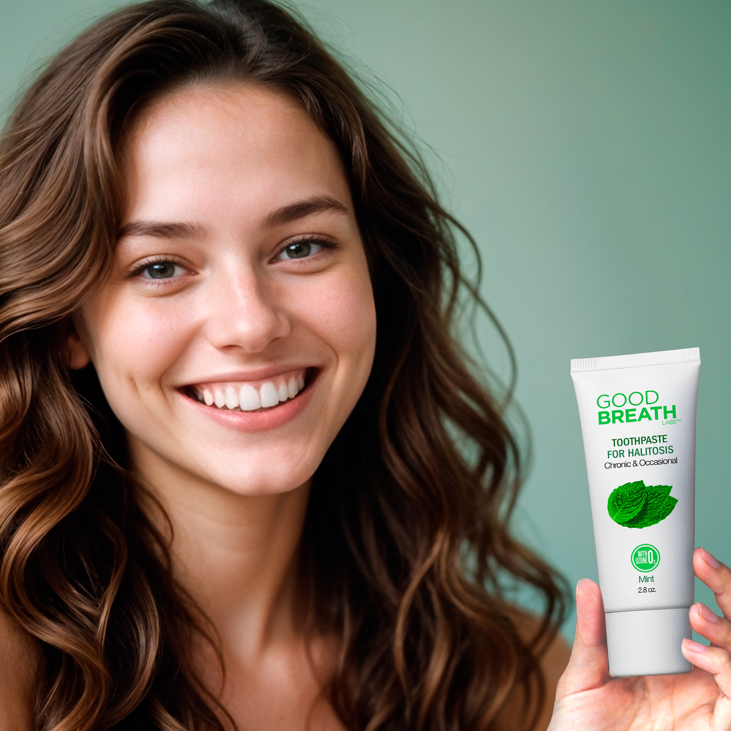 Good Breath Mint Toothpaste to Fight Bad Breath - 2.5 Oz