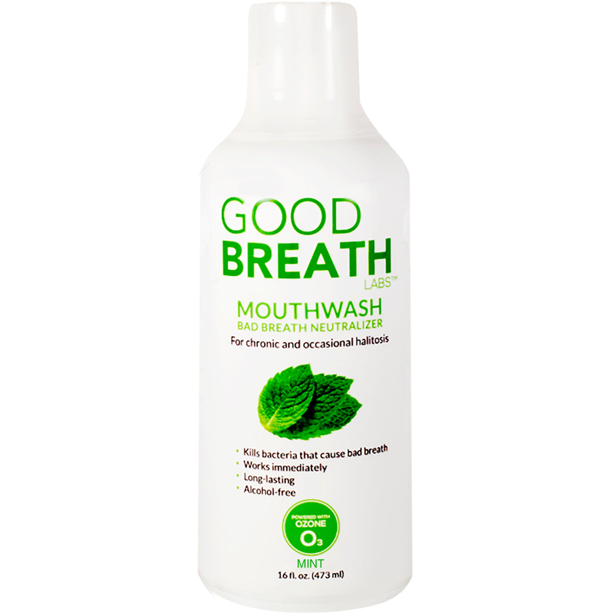 Good Breath Mouthwash Mint 16oz 1-Pack