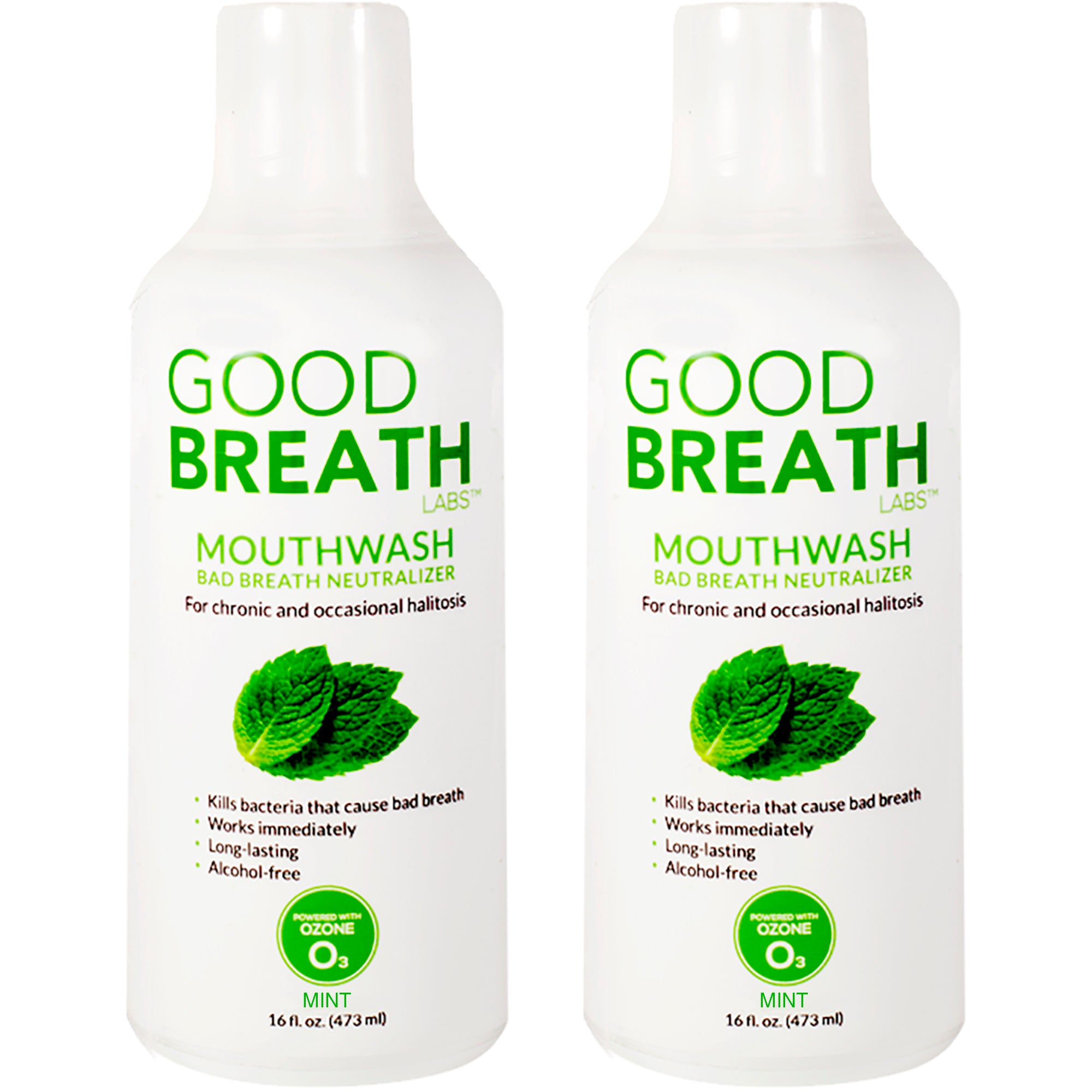 Good Breath Mouthwash Mint 16oz 2-Pack