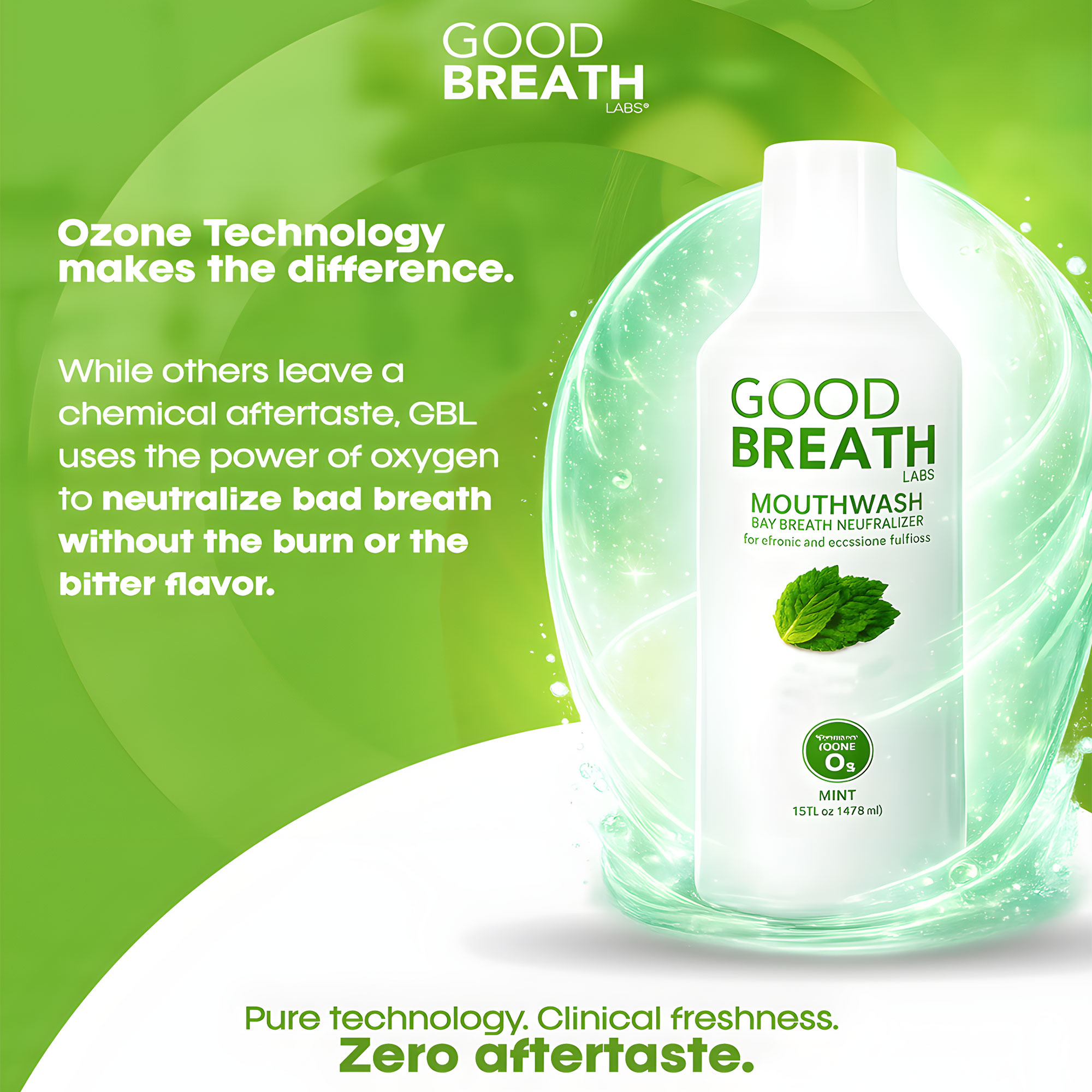 Good Breath Mouthwash Travel Size Mint 2 fl. oz. 6-Pack