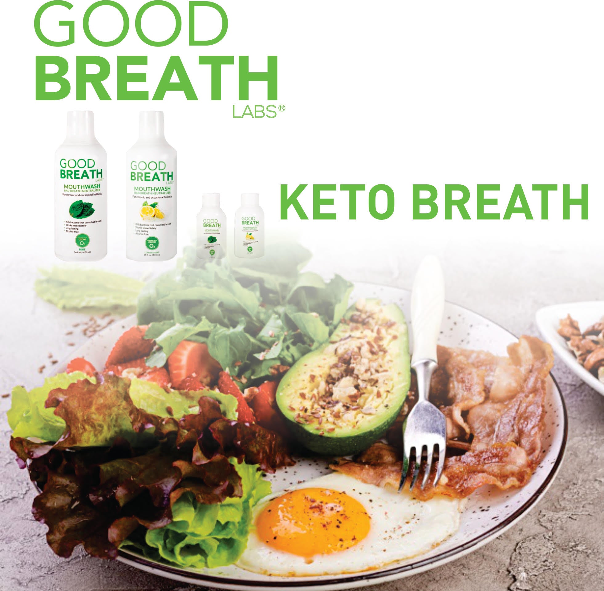 Good Breath Mouthwash Mint 16oz 2-Pack