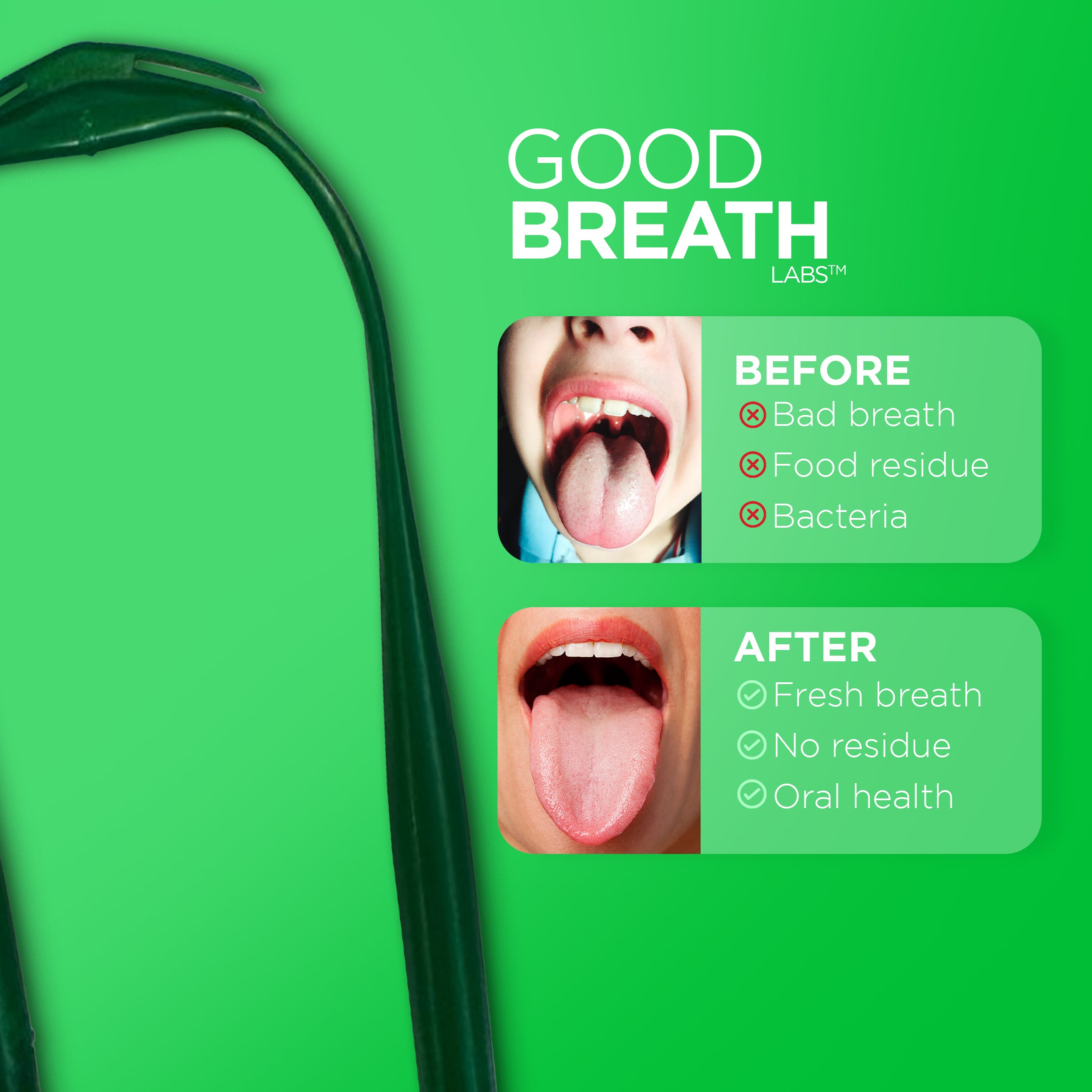 Goodbreath Tongue Scraper 1-Pack