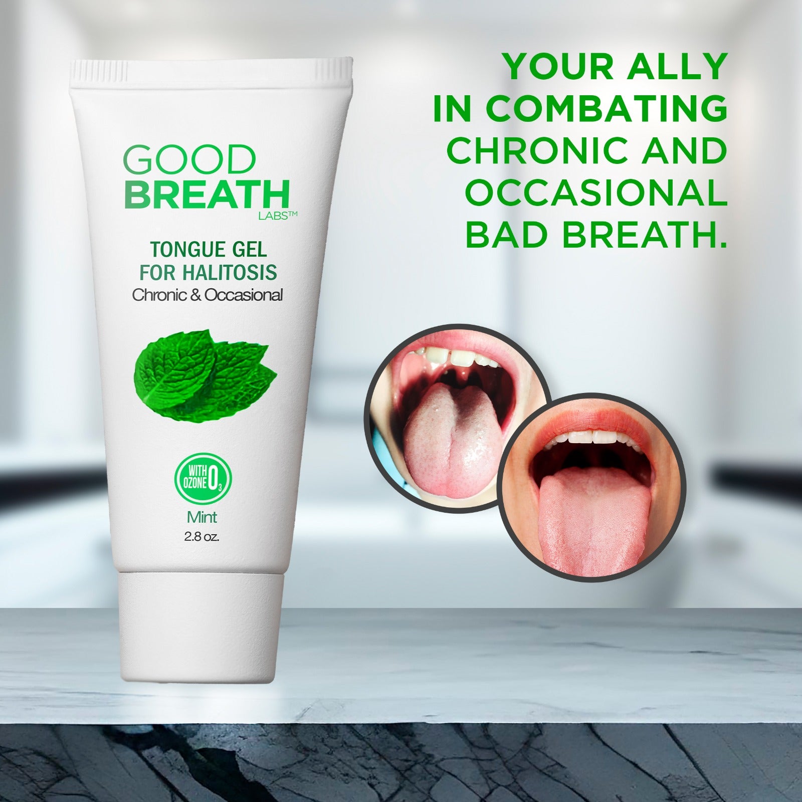 Good Breath Tongue Gel Flavorless 2.5oz - 3 Pack