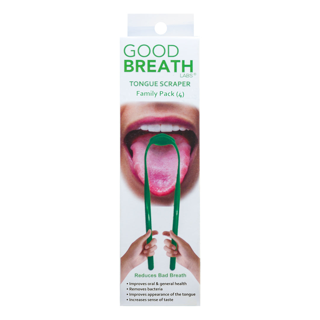 GOOD BREATH LABS Tongue Scraper Family Pack (4) 1Pack GOODBREATH