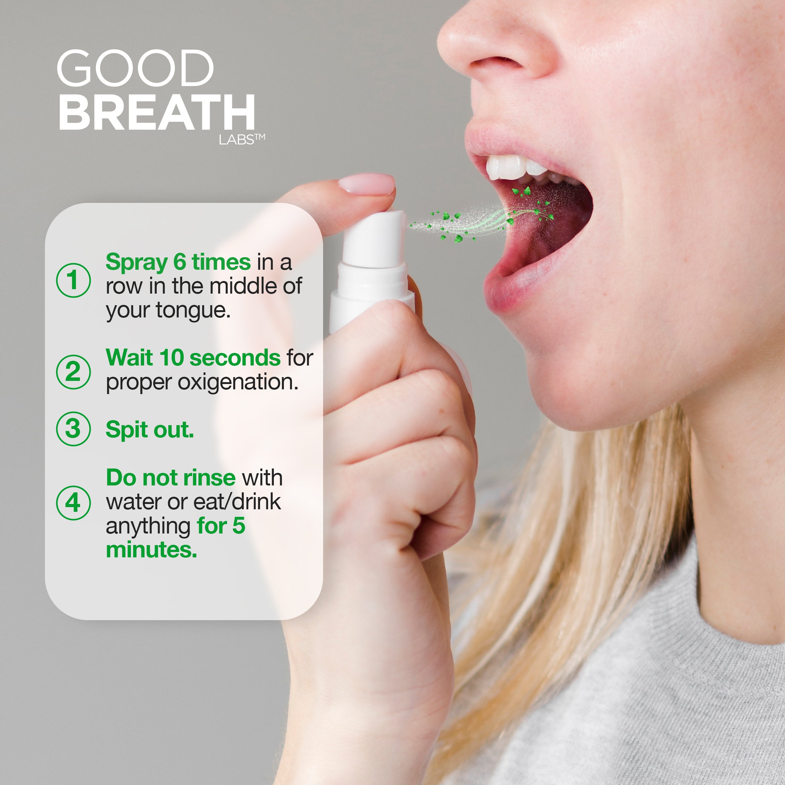 Good Breath Oral Spray Mint 2 oz 1-Pack